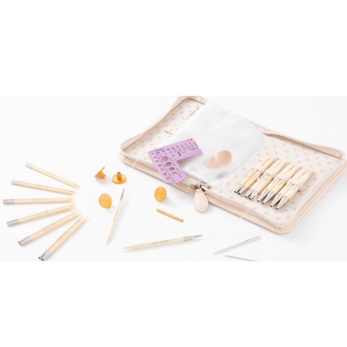 CARRY C - Agujas Bambú Intercambiables Set - 25 piezas