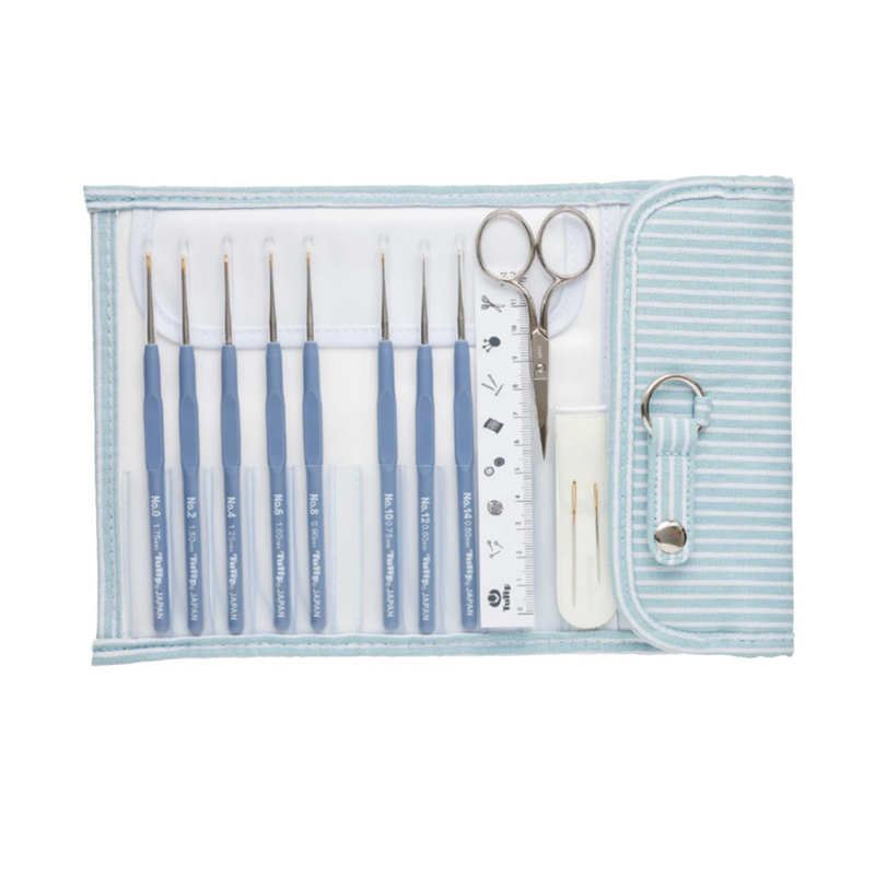 ETIMO STEEL ROYAL SILVER Crochet Set (Calibres finos)