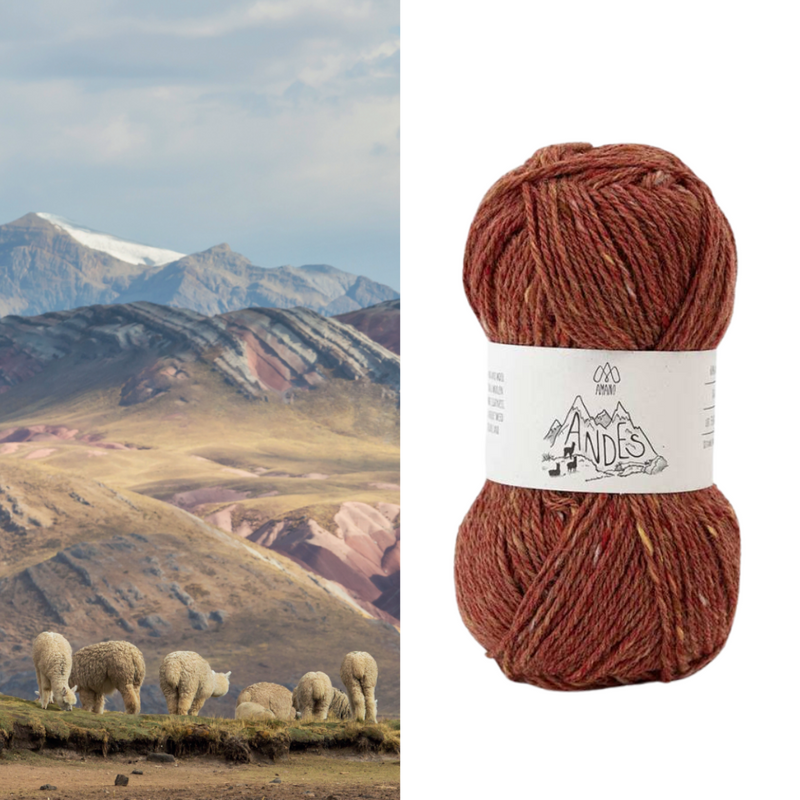 ANDES  (60% Alpaca 40% Lana Patagonica)
