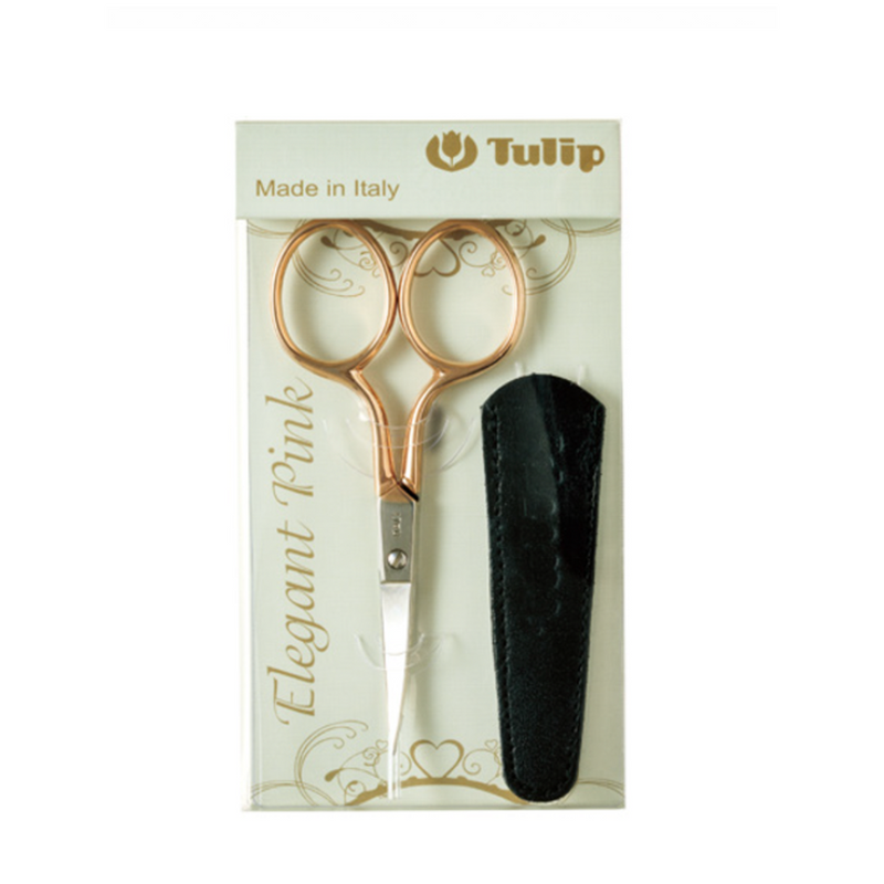 Tijeras Elegant Pink - Cuchilla curva (Italianas)